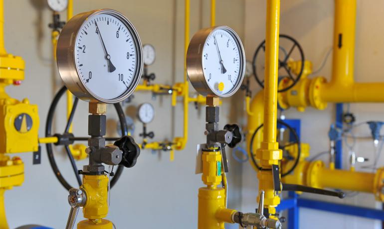 An industrial facility showing measurement equipment 